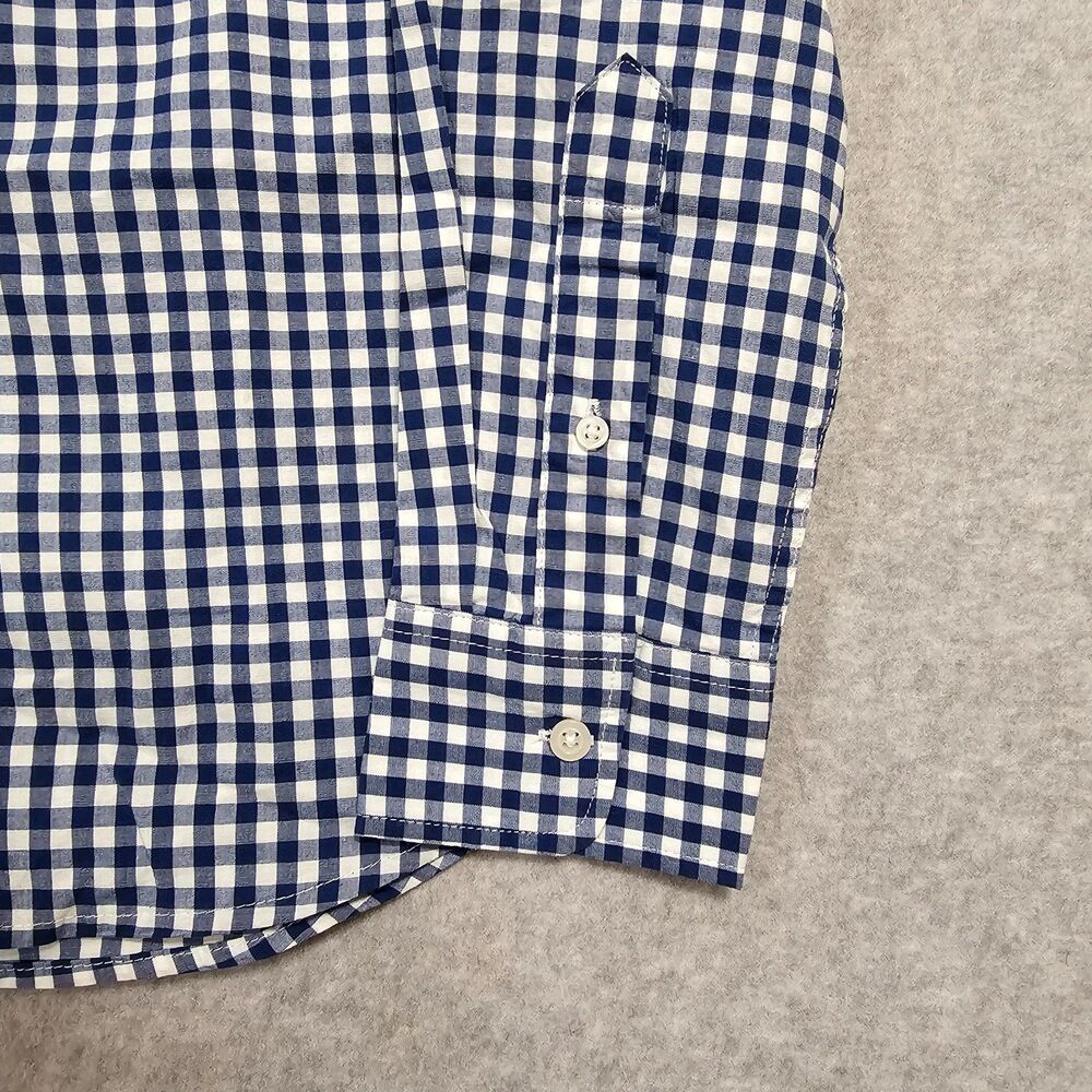 Mens Old Navy Button Up Shirt Bundle Size Small Blue Red Long Sleeve Slim Fit - Picture 5 of 16